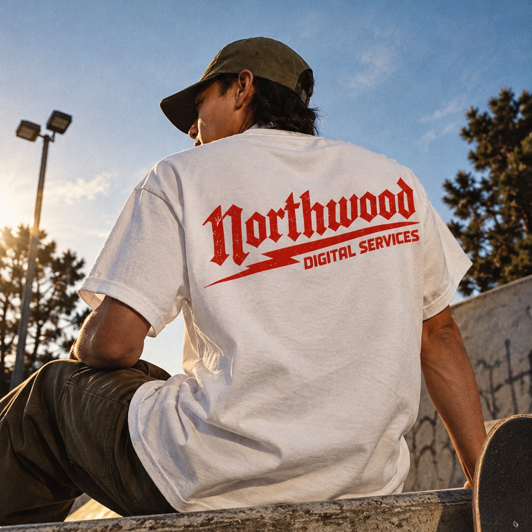 White Lightning -Heavyweight Vintage Washed Frayed T-Shirt
